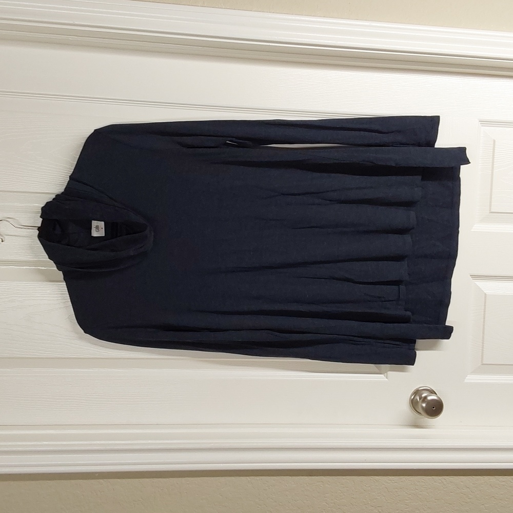 CAbi Turtleneck Tee in Midnight Blue #3628